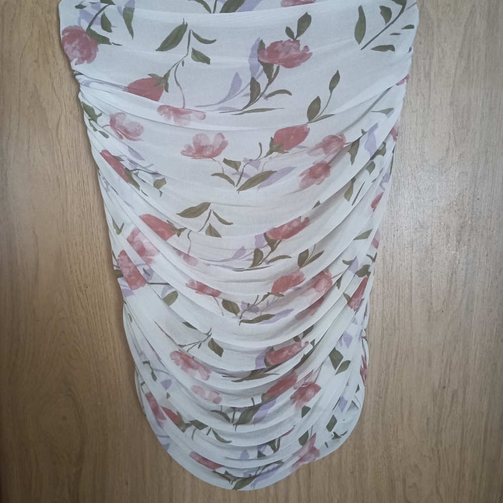 Jloxlabel Floral Ruched Skirt
